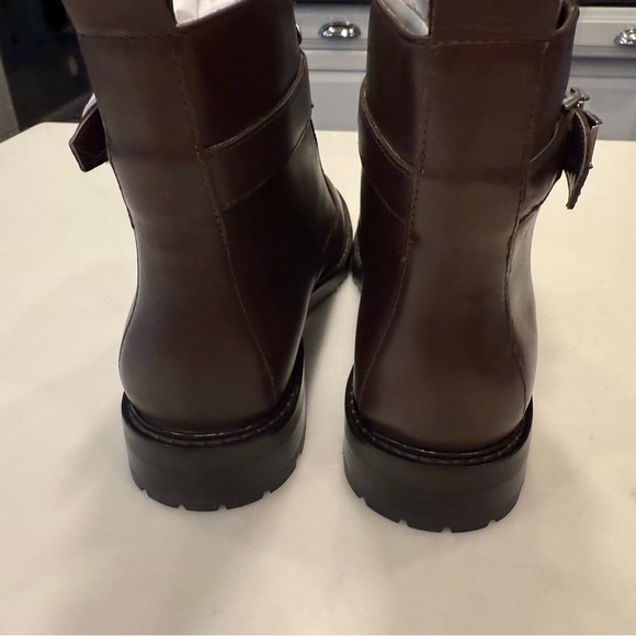 Lauren Ralph Lauren Eldridge Women's Boots Brown Leather Size 6.5 NEW! - Picture 4 of 10